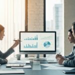 Business professionals reviewing internal control systems in Qatar